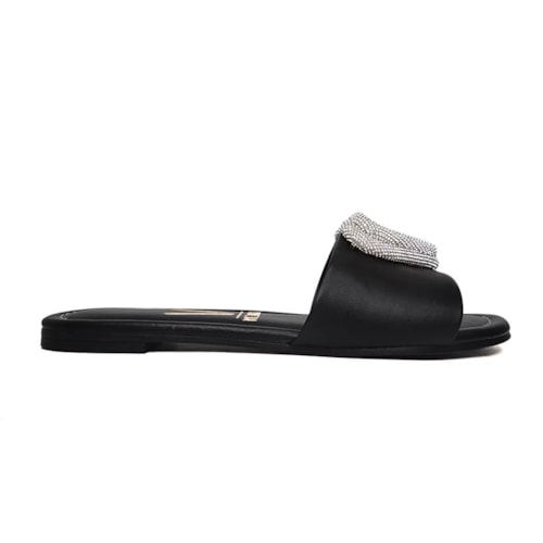 Detalhe - Tamanco Vizzano Rasteira 6371.368 Preto
