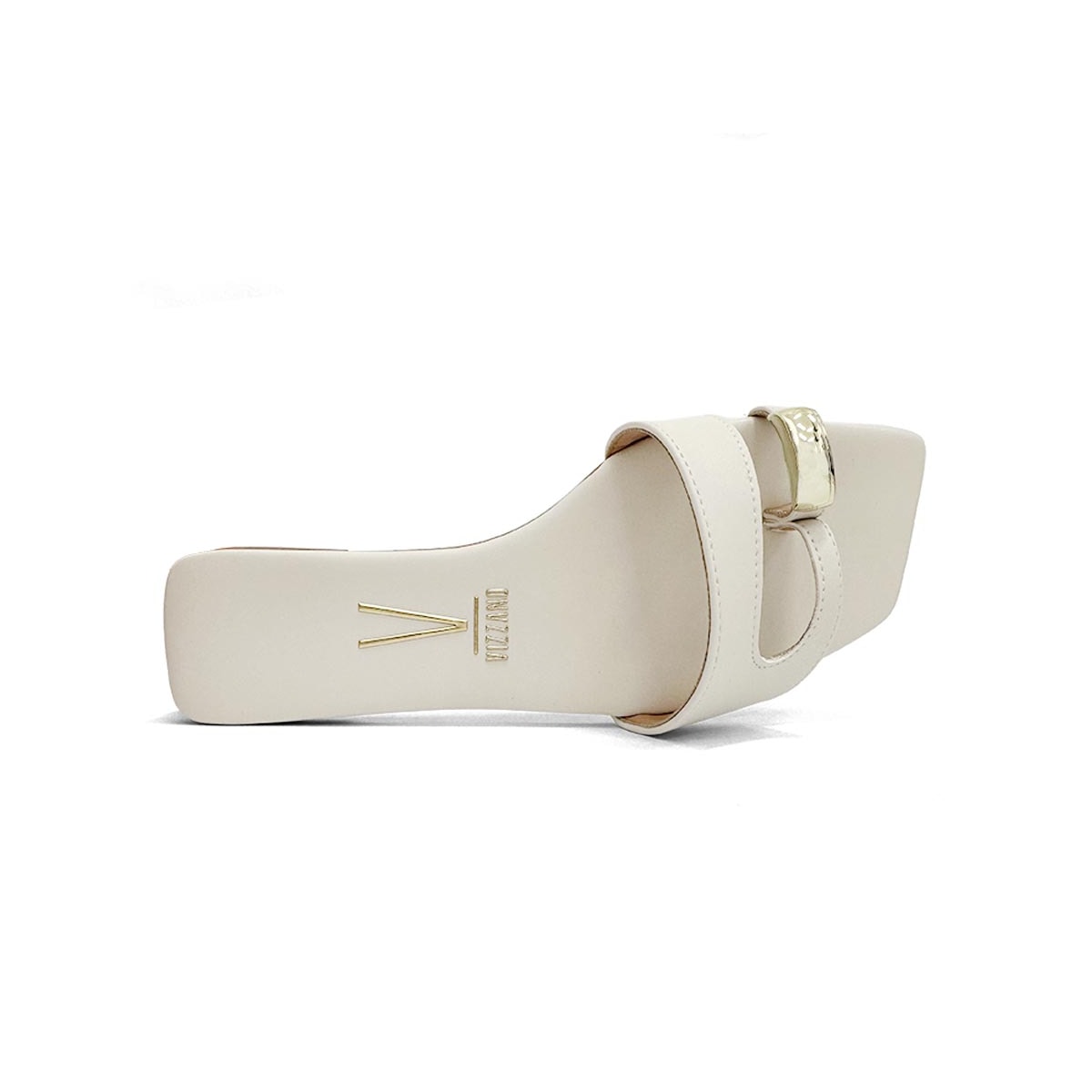 Tamanco Vizzano Rasteira Gáspea 6553.102 Branco Off