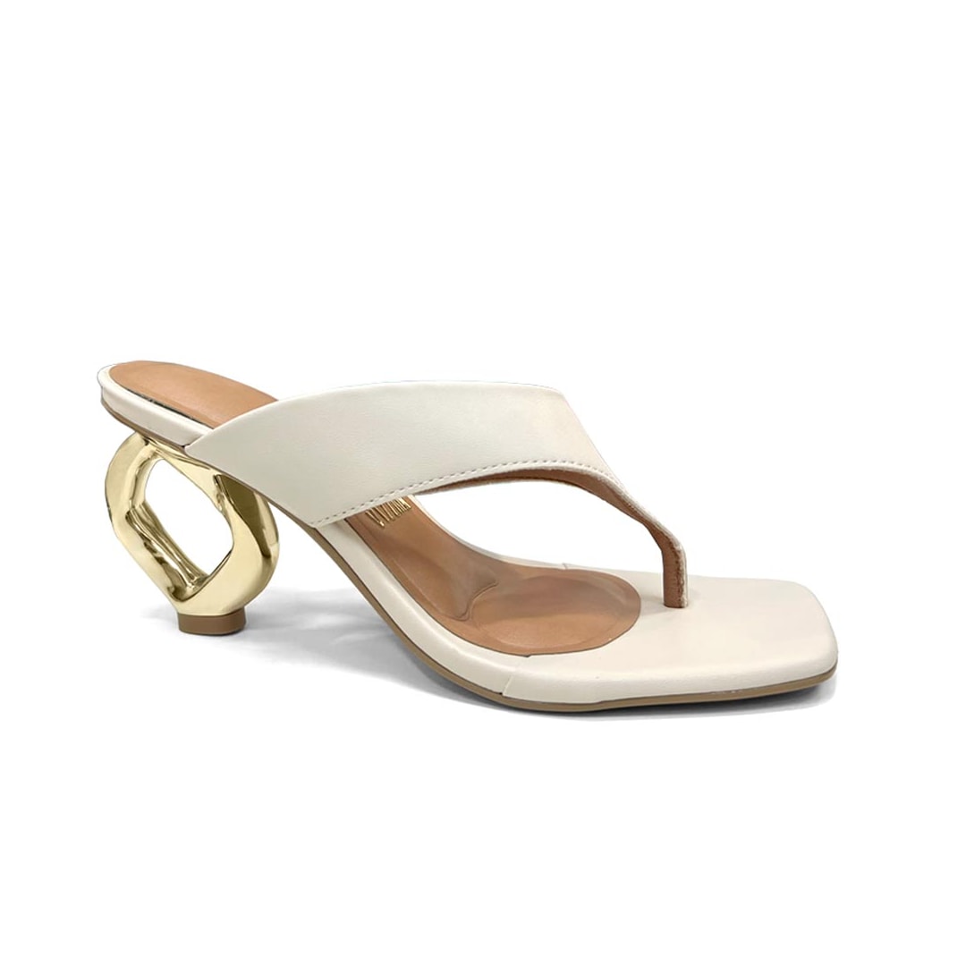 Tamanco Vizzano Salto 6592.101 Branco Off Tamanco Vizzano Salto 6592.101 Branco Off