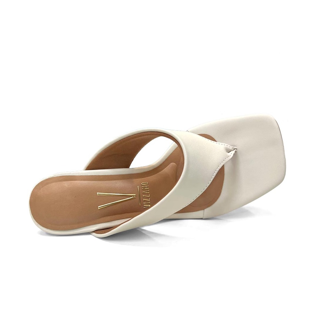 Tamanco Vizzano Salto 6592.101 Branco Off