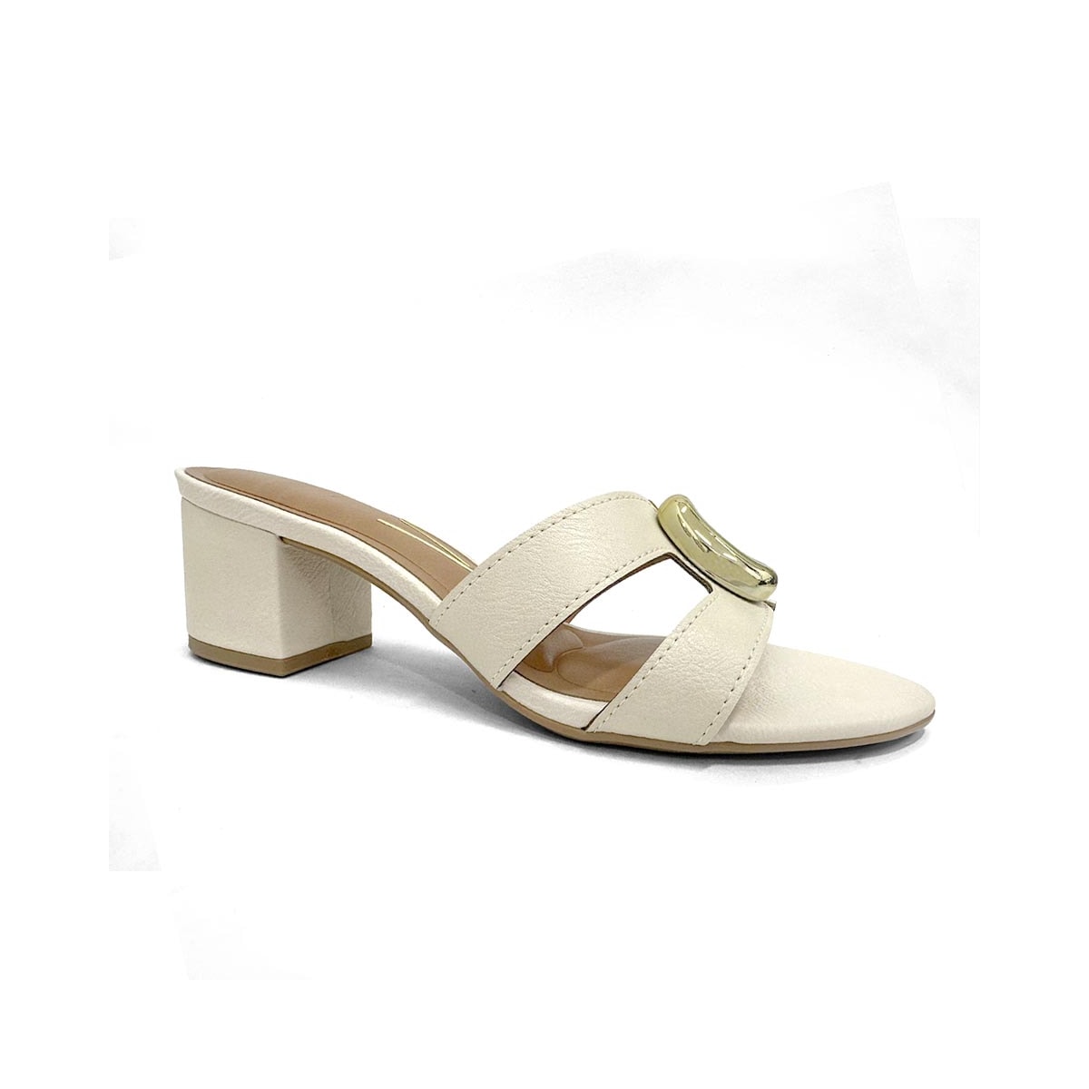 Tamanco Vizzano Salto Bloco 6291.1187 Branco Off Tamanco Vizzano Salto Bloco 6291.1187 Branco Off