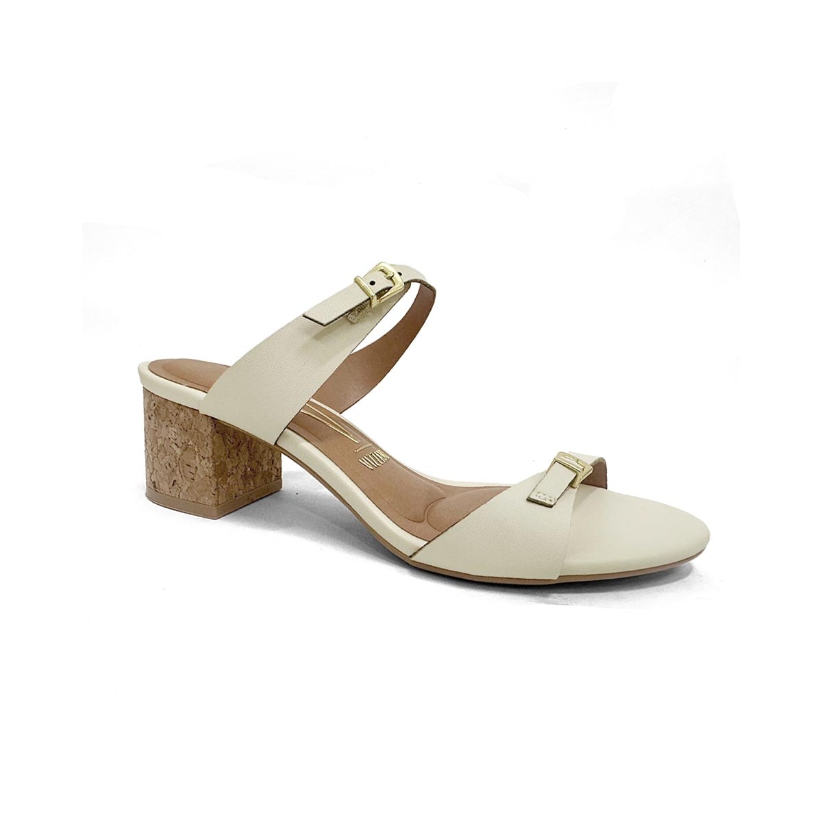 Tamanco Vizzano Salto Bloco 6291.1190 Branco Off Tamanco Vizzano Salto Bloco 6291.1190 Branco Off