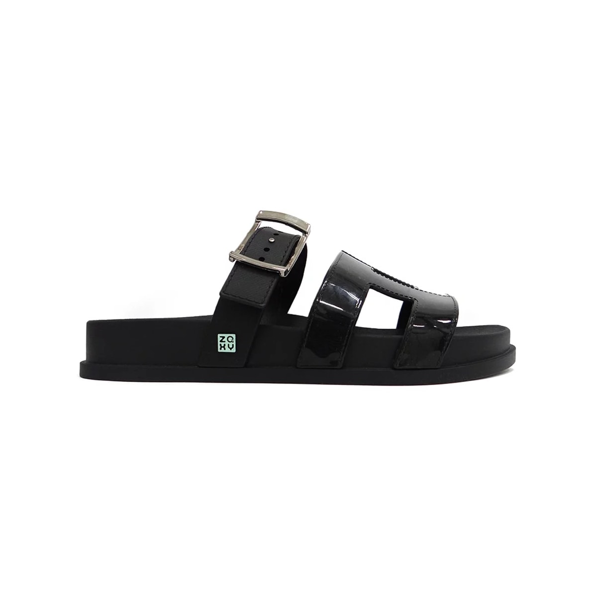 Tamanco Zaxy Grendene Connect Slide 19054 Preto