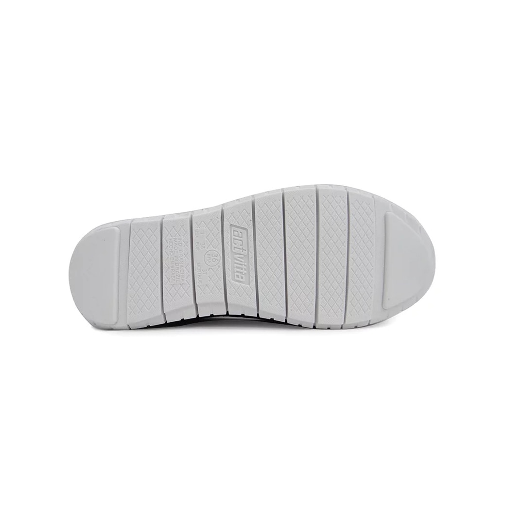 Tênis Actvitta Casual Conforto 4202.200 Preto/Branco