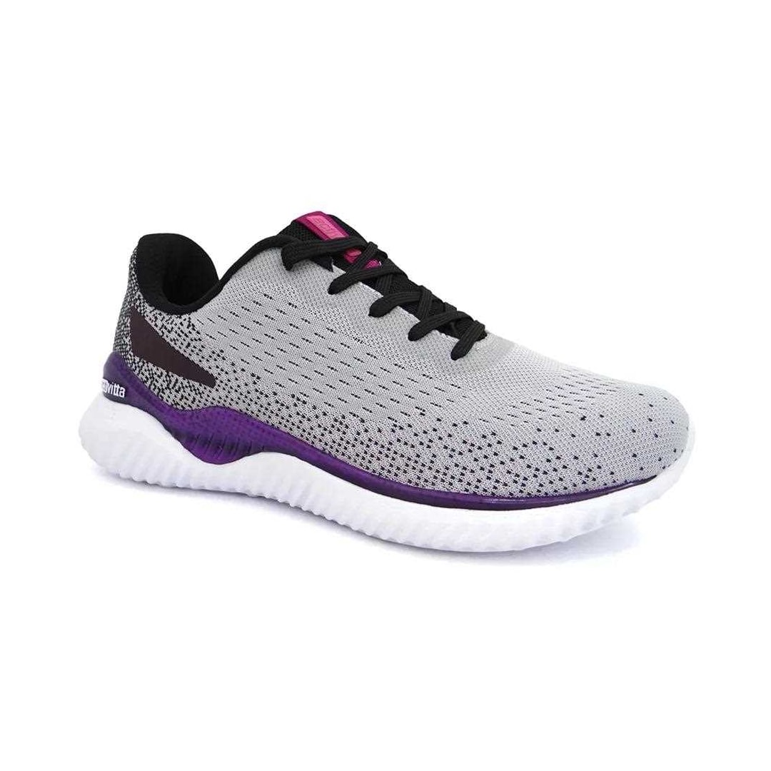 Tênis Actvitta Casual Conforto 4802.104 Cinza/Preto/Roxo Tênis Actvitta Casual Conforto 4802.104 Cinza/Preto/Roxo
