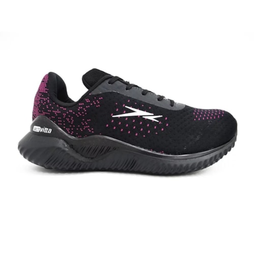 Tenis Actvitta Casual Feminino 4802.125 Preto/Pink