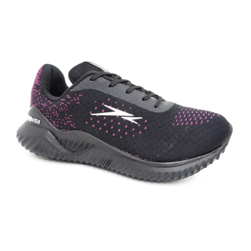 Tenis Actvitta Casual Feminino 4802.125 Preto/Pink