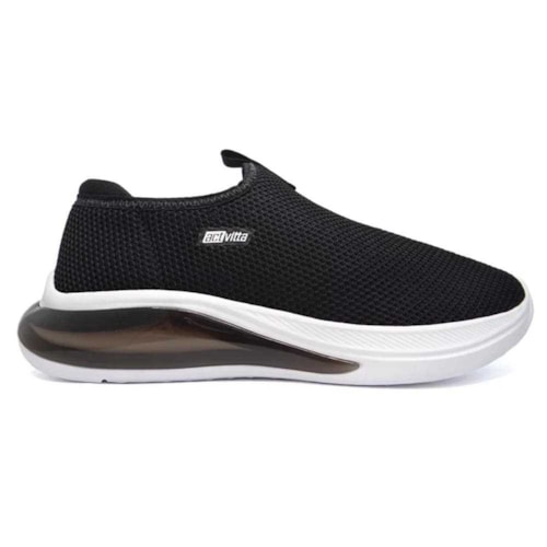Detalhe - Tênis Actvitta Casual Feminino 4816.200 Preto