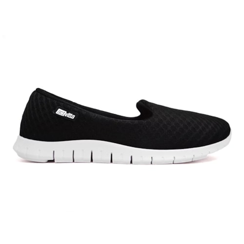 Detalhe - Tênis Actvitta Casual Feminino Slip-On 4202.50002 Preto