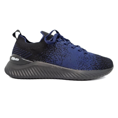 Detalhe - Tênis Actvitta Casual Masculino 4901.229 Preto/Marinho
