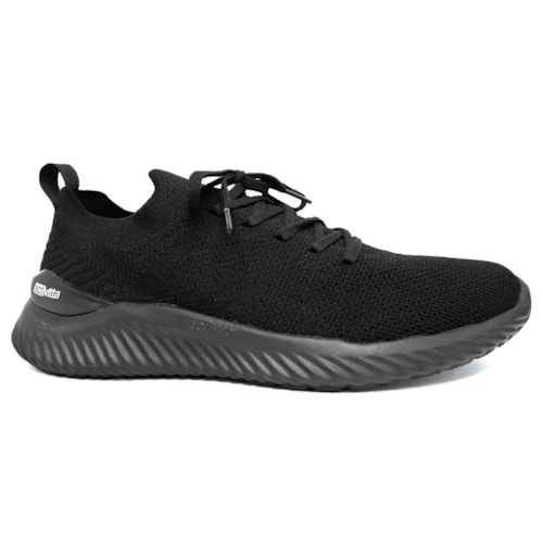 Detalhe - Tênis Actvitta Casual Masculino 4901.229 Preto/Preto