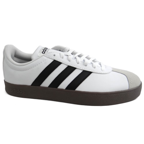 Tênis Adidas Casual Masculino Vl Court Base Id3711 Branco