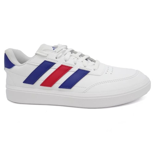 Tenis Adidas Courtblock If4032 Branco/Azul/Vermelho