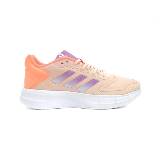 Detalhe - Tênis Adidas Feminino Duramo 10 Gw4117 Laranja Neon