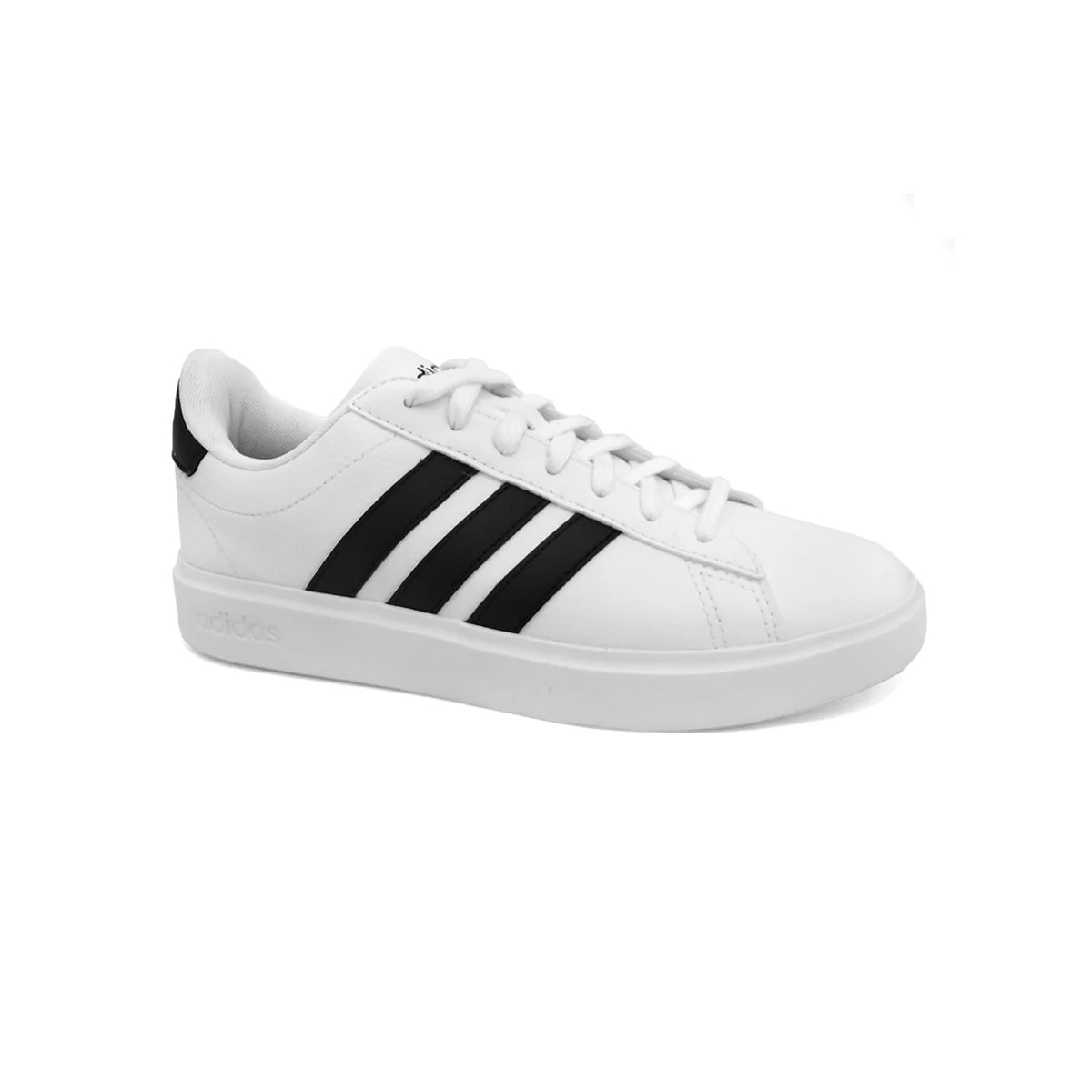 Tênis Adidas Feminino Grand Court 2.0 Gw9214 Branco/Preto Tênis Adidas Feminino Grand Court 2.0 Gw9214 Branco/Preto