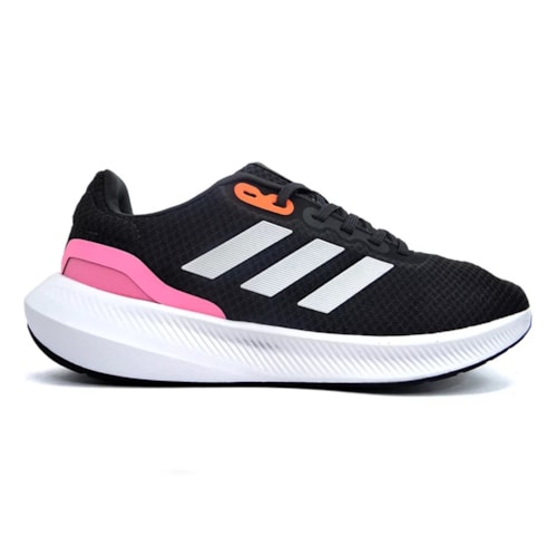 Tenis Adidas Feminino Runfalcon 3.0 Hp7564 Preto/Rosa