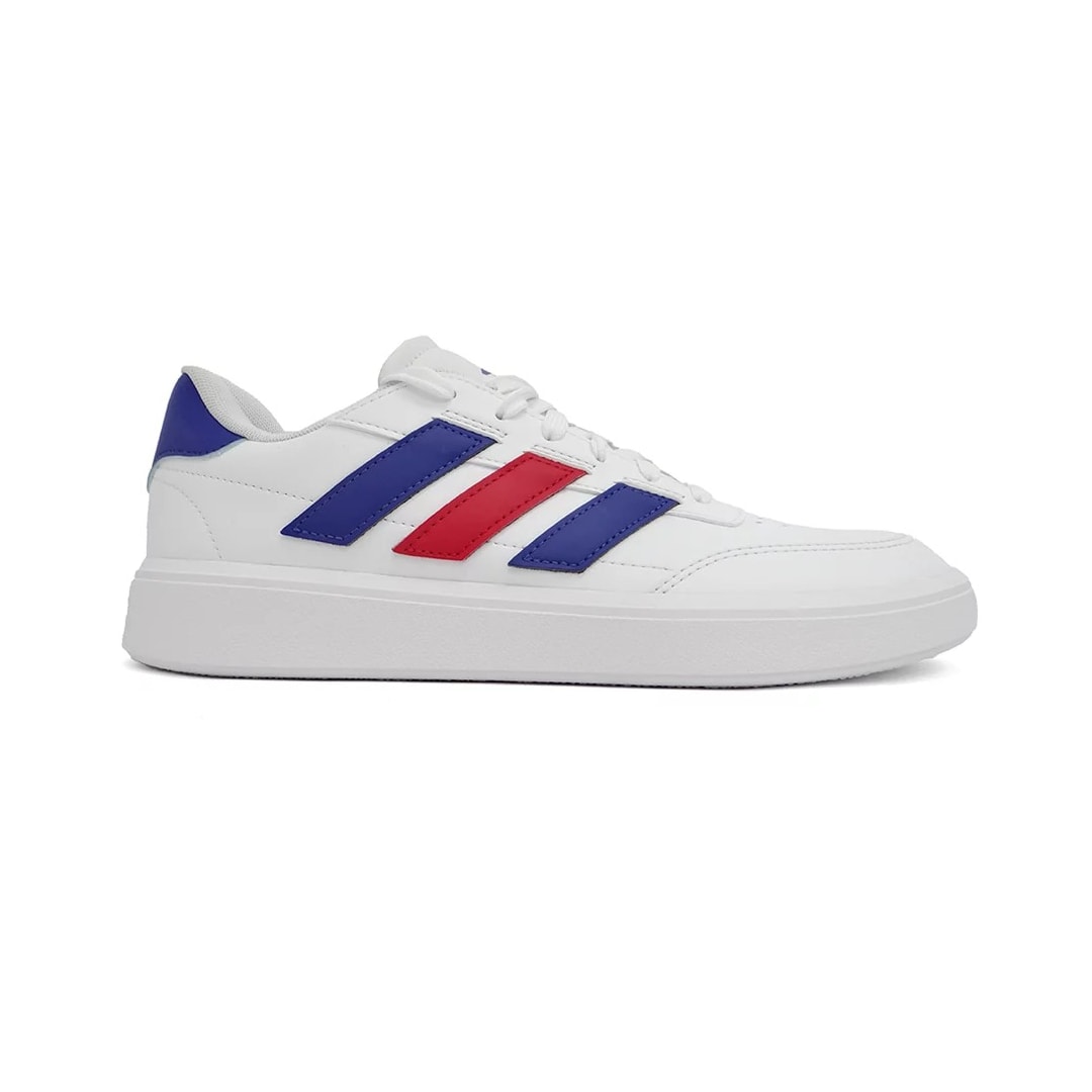 Tênis Adidas Masculino Courtblock If4032 Branco/Azul/Vermelho