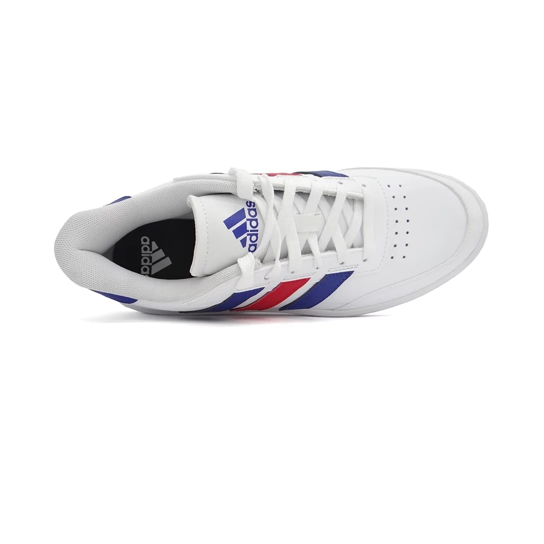 Tênis Adidas Masculino Courtblock If4032 Branco/Azul/Vermelho
