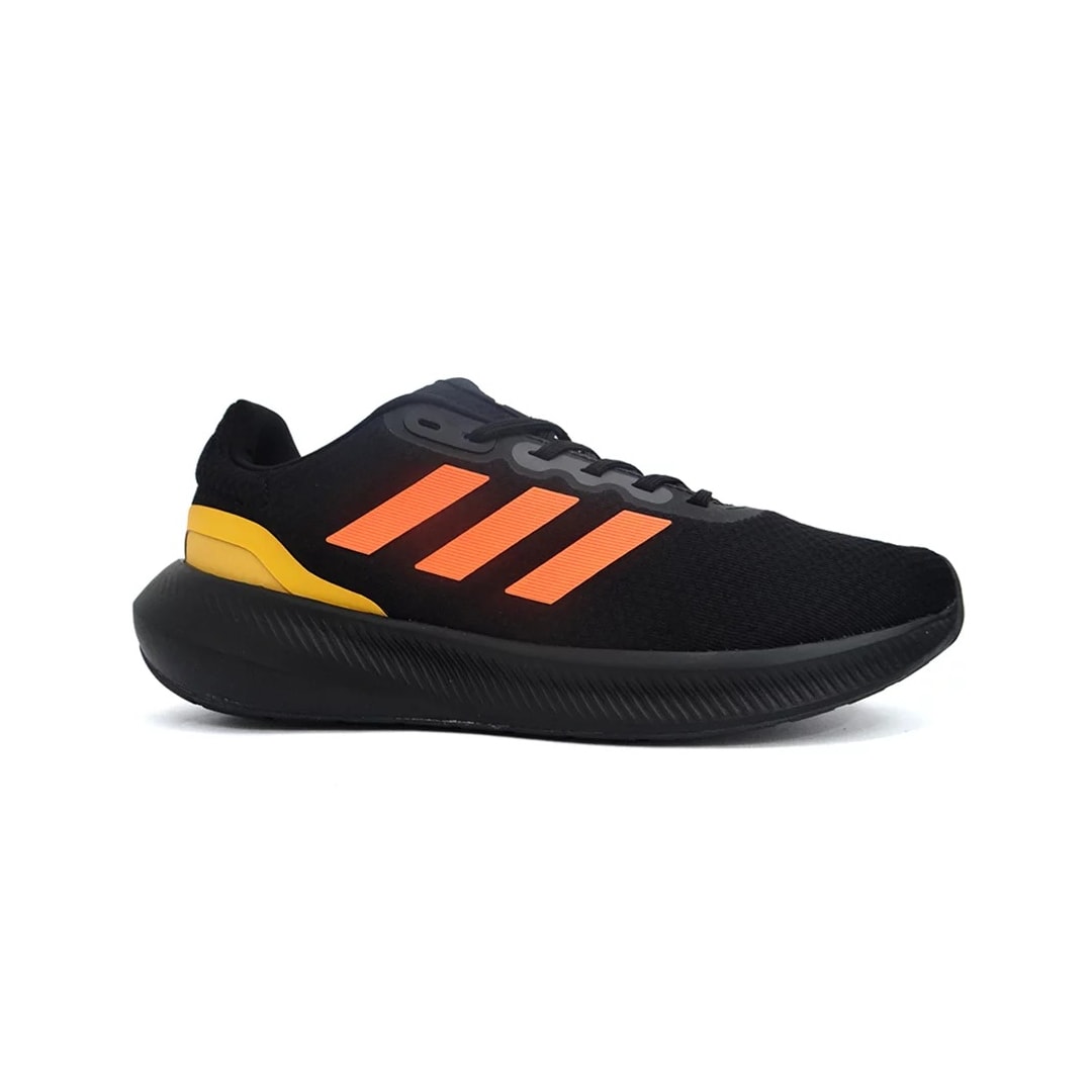 Tênis Adidas Masculino Runfalcon 3.0 Hp7545 Preto/Laranja