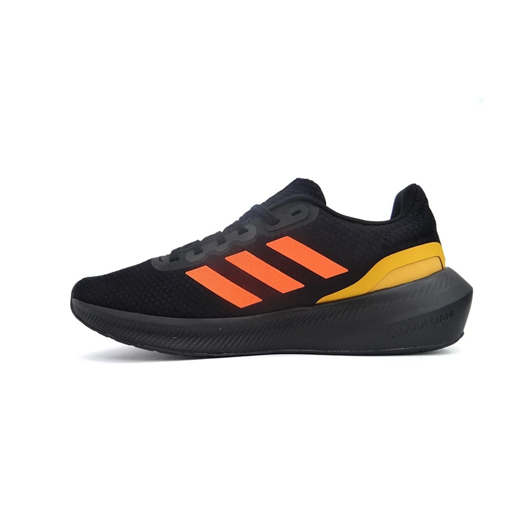 Tênis Adidas Masculino Runfalcon 3.0 Hp7545 Preto/Laranja