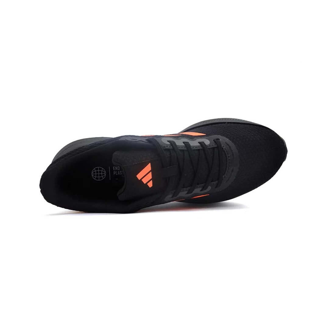Tênis Adidas Masculino Runfalcon 3.0 Hp7545 Preto/Laranja