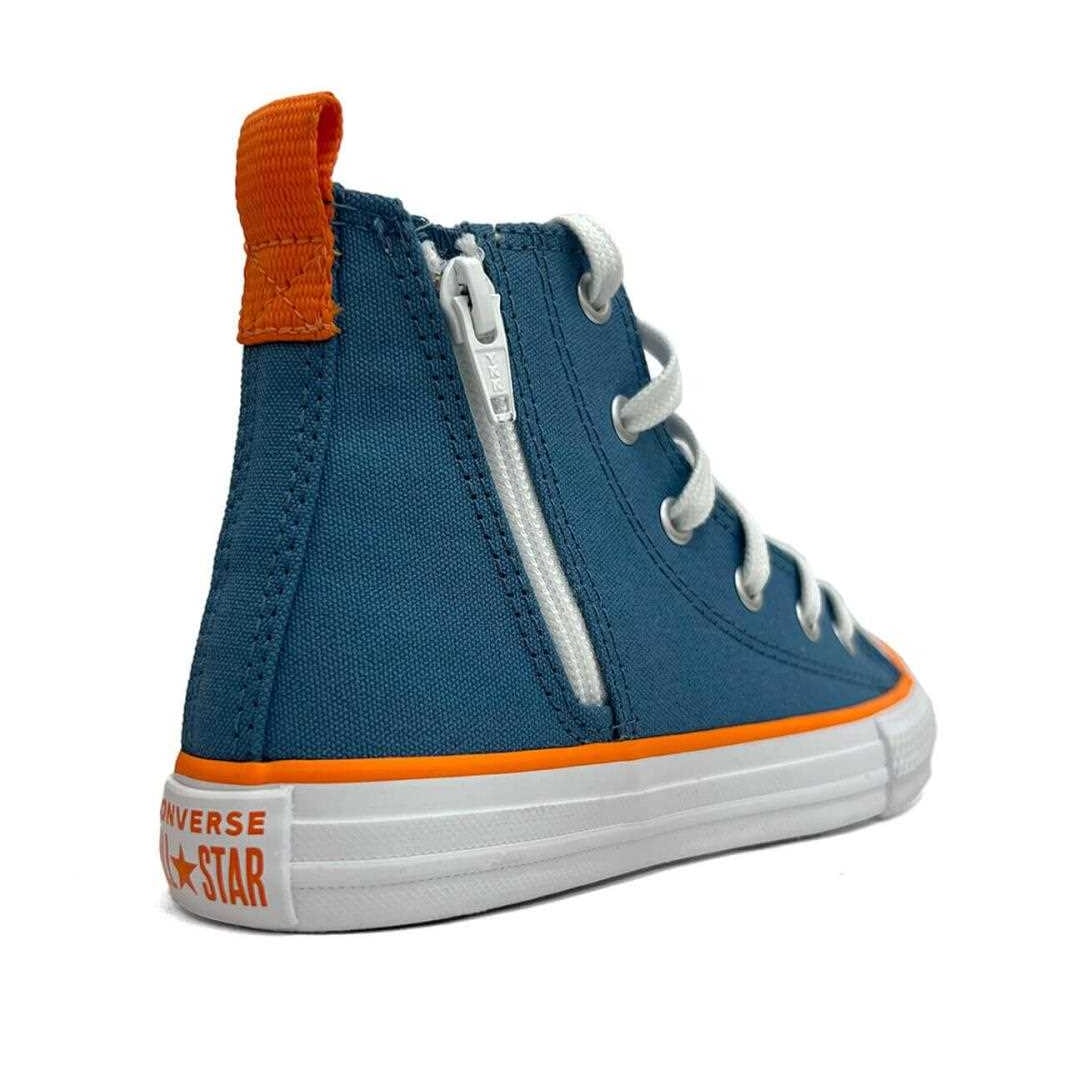 Tênis All Star Casual Cano Alto Lona Ck0909 Chuck Taylor Azul Escuro Tênis All Star Casual Cano Alto Lona Ck0909 Chuck Taylor Azul Escuro