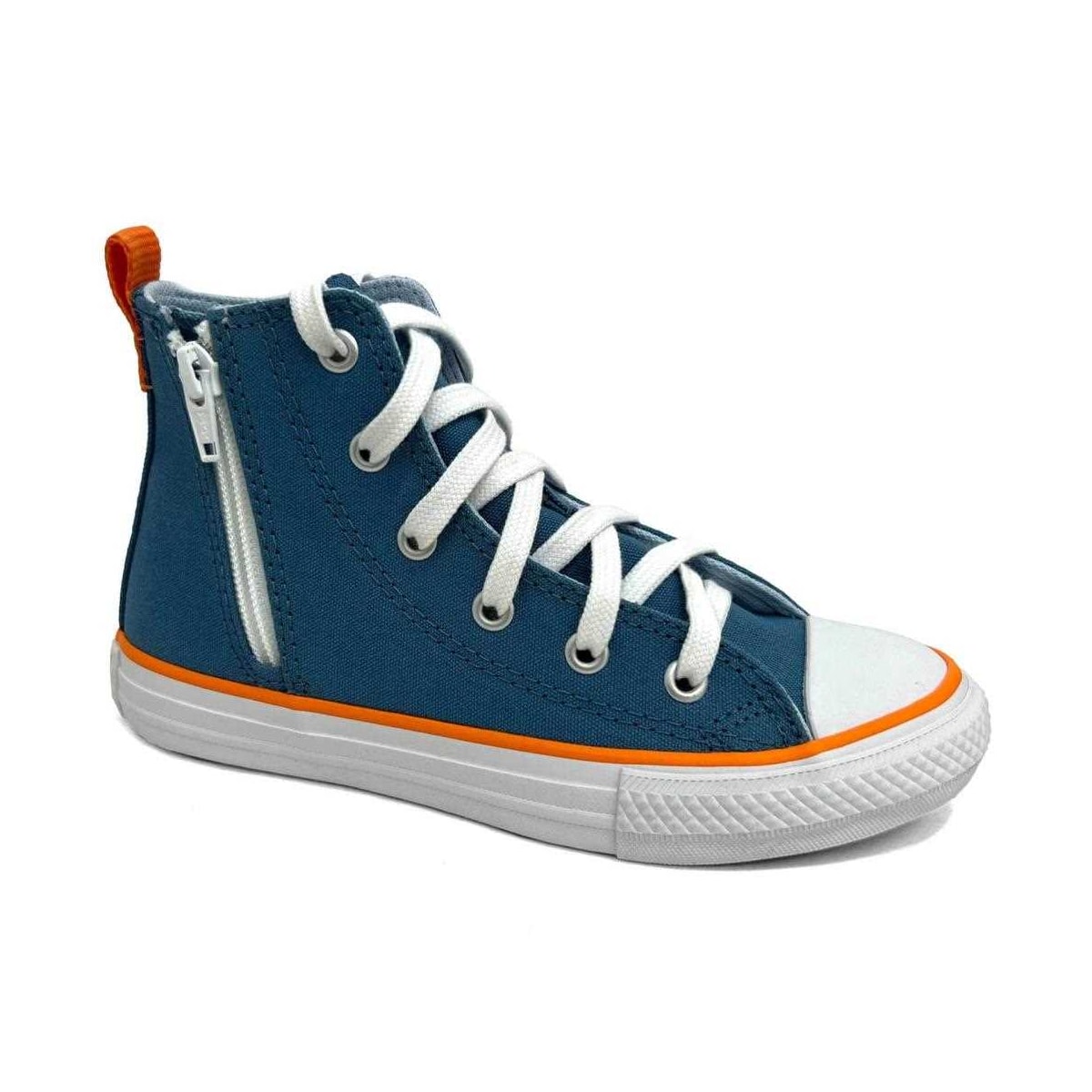 Tênis All Star Casual Cano Alto Lona Ck0909 Chuck Taylor Azul Escuro Tênis All Star Casual Cano Alto Lona Ck0909 Chuck Taylor Azul Escuro