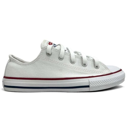 Detalhe - Tênis All Star Casual Lona Ck0002 Chuck Taylor Branco