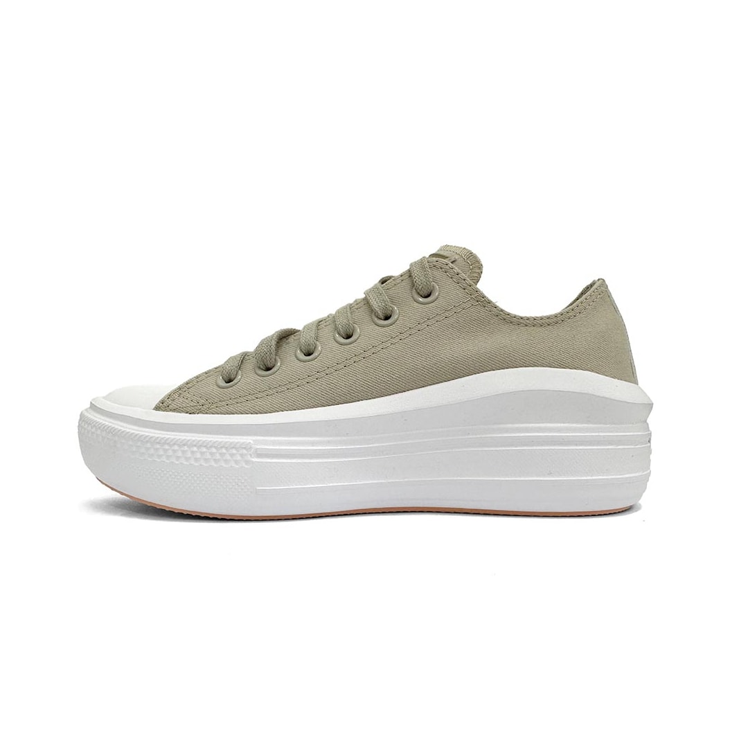 Tênis All Star Chuck Plataforma Feminino Ct1616 Bege Claro Tênis All Star Chuck Plataforma Feminino Ct1616 Bege Claro