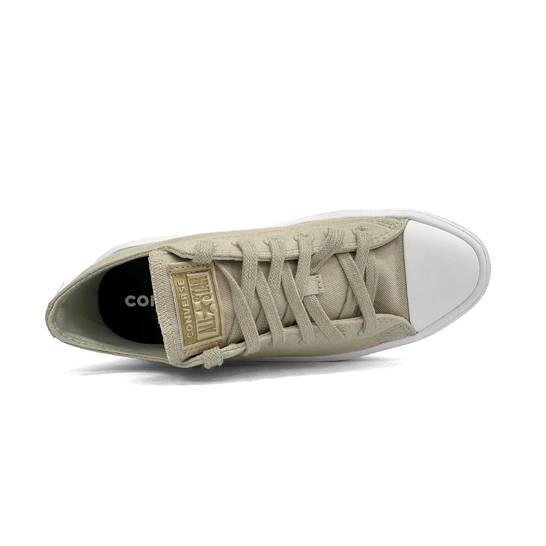 Tênis All Star Chuck Plataforma Feminino Ct1616 Bege Claro Tênis All Star Chuck Plataforma Feminino Ct1616 Bege Claro