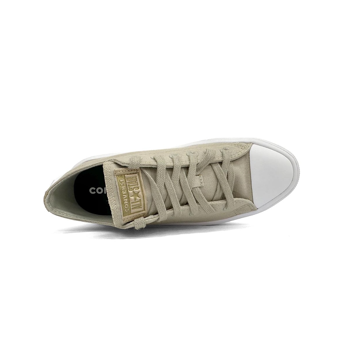 Tênis All Star Chuck Plataforma Feminino Ct1616 Bege Claro Tênis All Star Chuck Plataforma Feminino Ct1616 Bege Claro