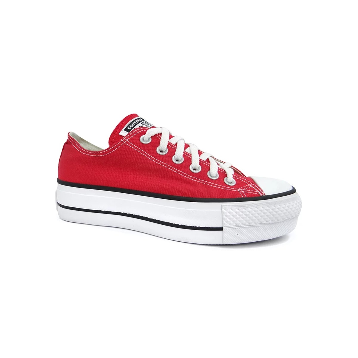 Tênis All Star Chuck Platform Ct0495000 Vermelho/Preto/Branc Tênis All Star Chuck Platform Ct0495000 Vermelho/Preto/Branc