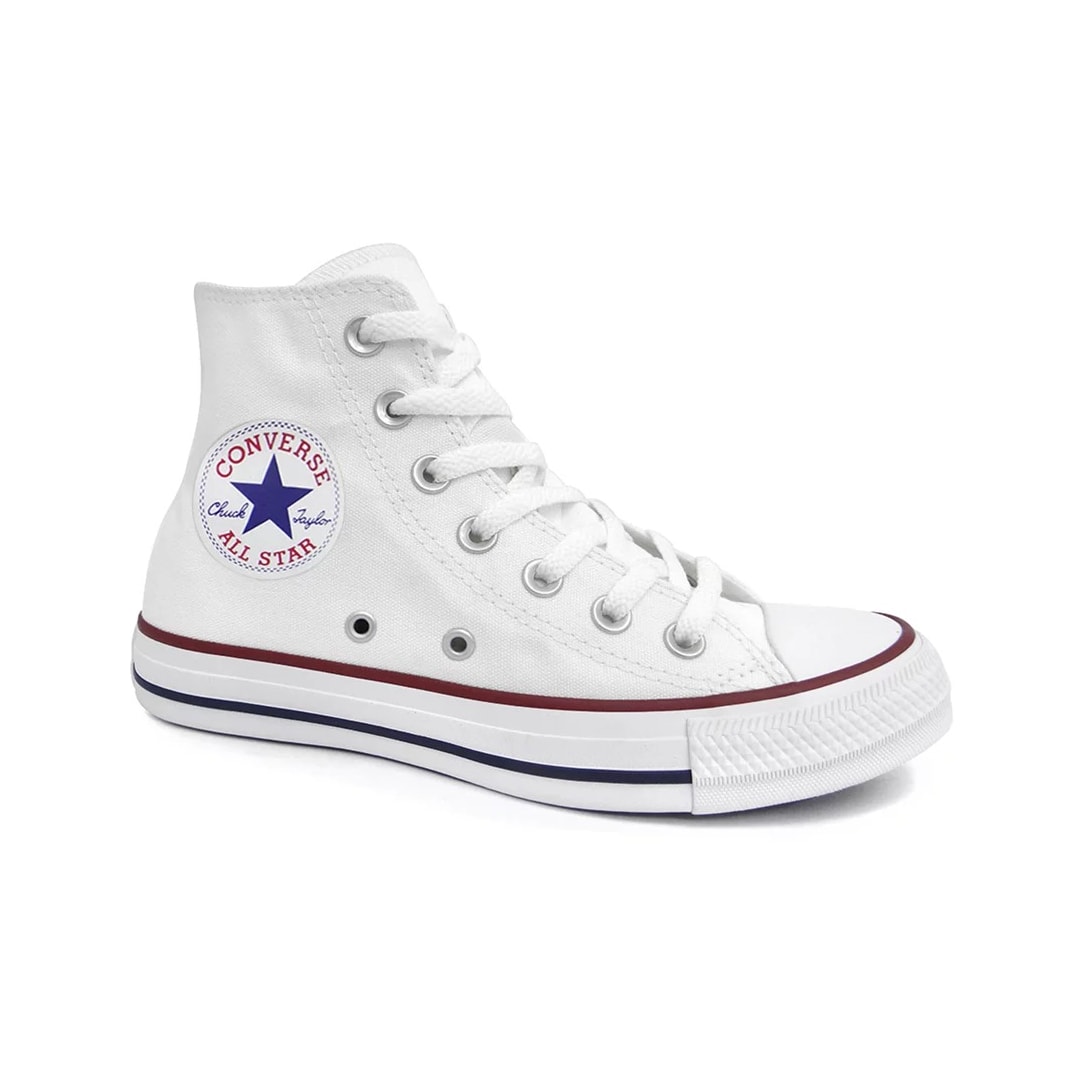 Tênis All Star Chuck Taylor CT0004 Branco/Branco/Marinho