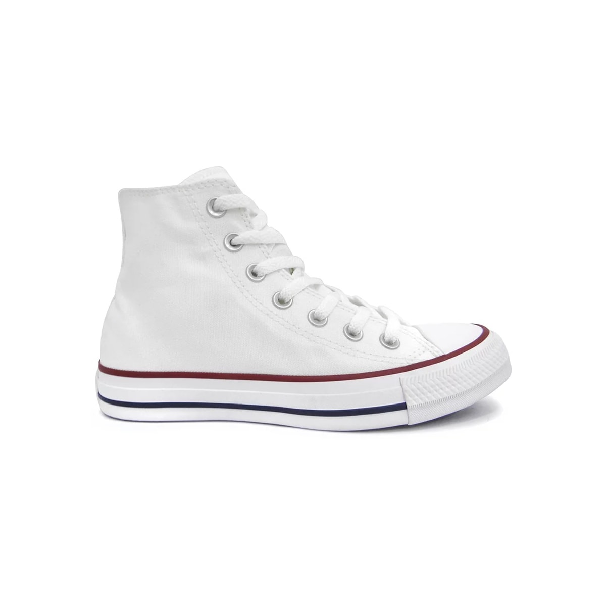Tênis All Star Chuck Taylor CT0004 Branco/Branco/Marinho Tênis All Star Chuck Taylor CT0004 Branco/Branco/Marinho