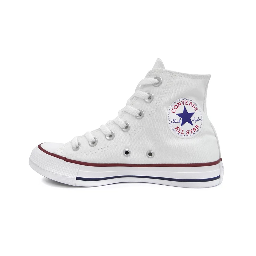 Tênis All Star Chuck Taylor CT0004 Branco/Branco/Marinho Tênis All Star Chuck Taylor CT0004 Branco/Branco/Marinho