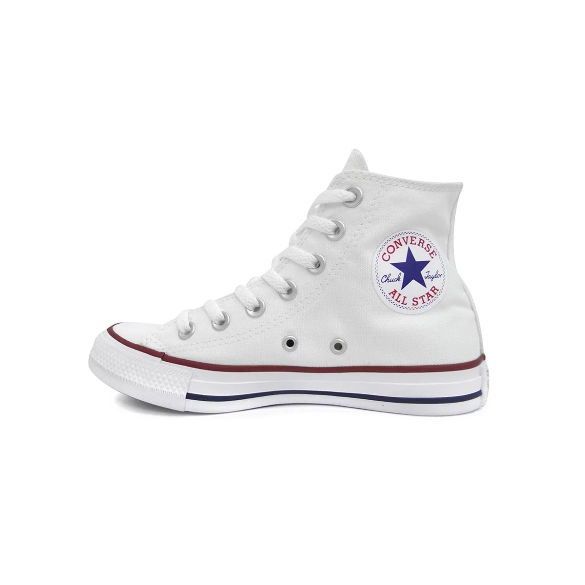 Tênis All Star Chuck Taylor CT0004 Branco/Branco/Marinho Tênis All Star Chuck Taylor CT0004 Branco/Branco/Marinho
