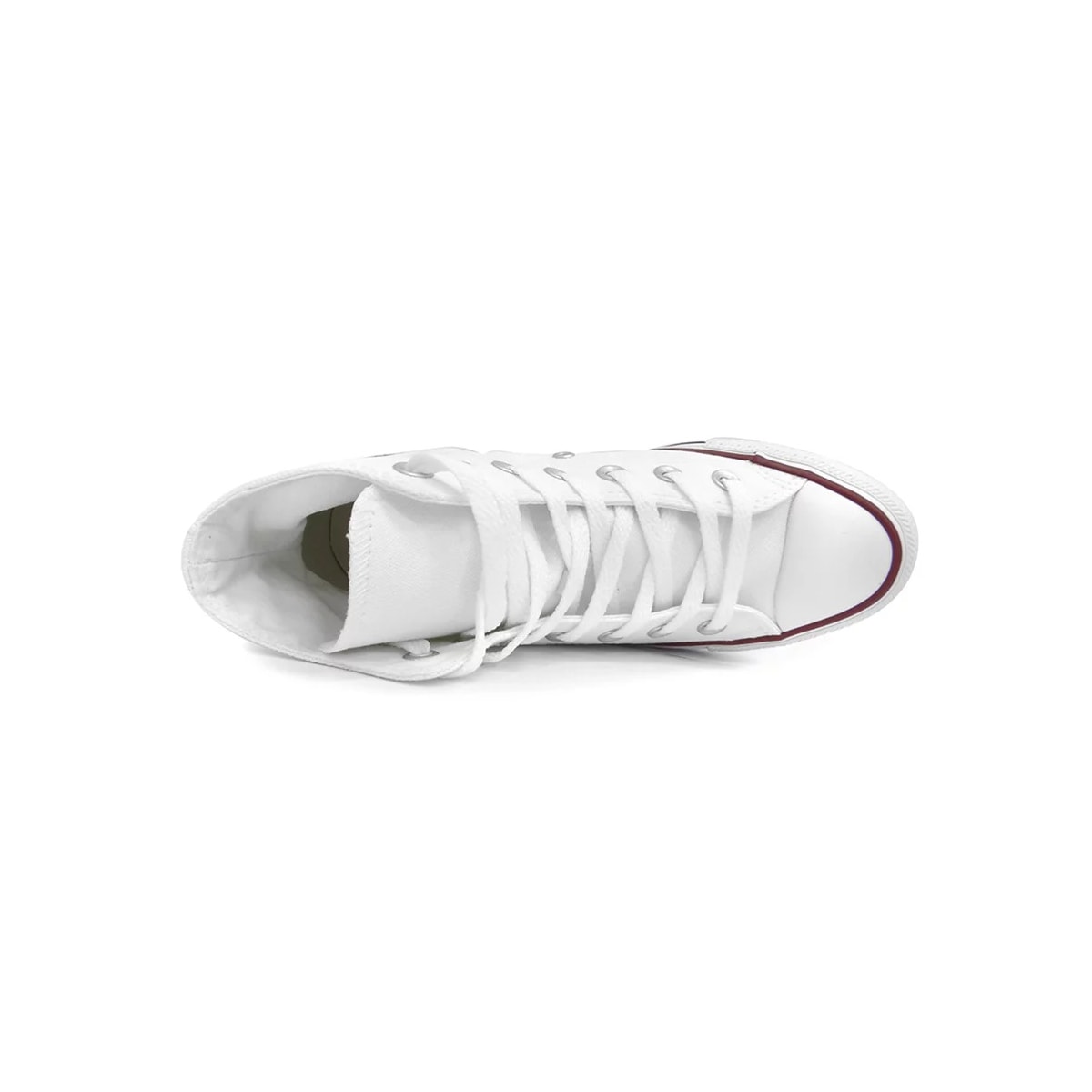 Tênis All Star Chuck Taylor CT0004 Branco/Branco/Marinho Tênis All Star Chuck Taylor CT0004 Branco/Branco/Marinho