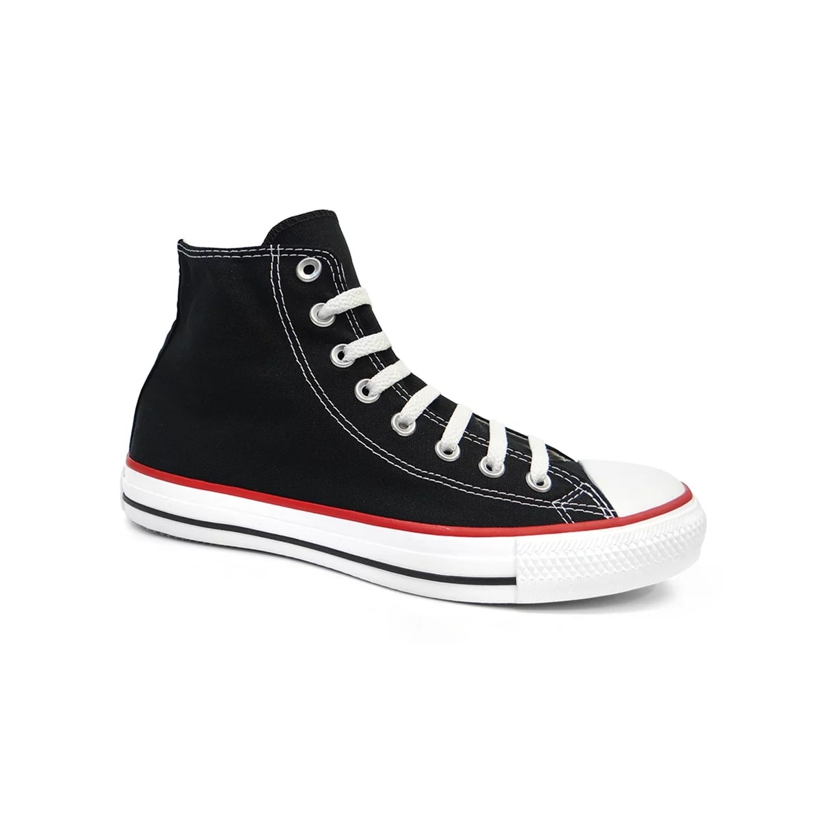 Tênis All Star Chuck Taylor CT0004 Preto/Vermelho/Preto Tênis All Star Chuck Taylor CT0004 Preto/Vermelho/Preto