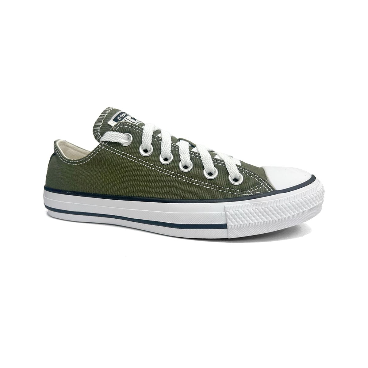 Tênis All Star Chuck Taylor Seasonal Ct0420 Verde Oliva Tênis All Star Chuck Taylor Seasonal Ct0420 Verde Oliva
