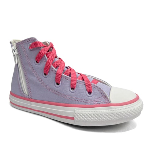 Tênis All Star Infantil Chuck Taylor Side Zip Ck1250 Lilas