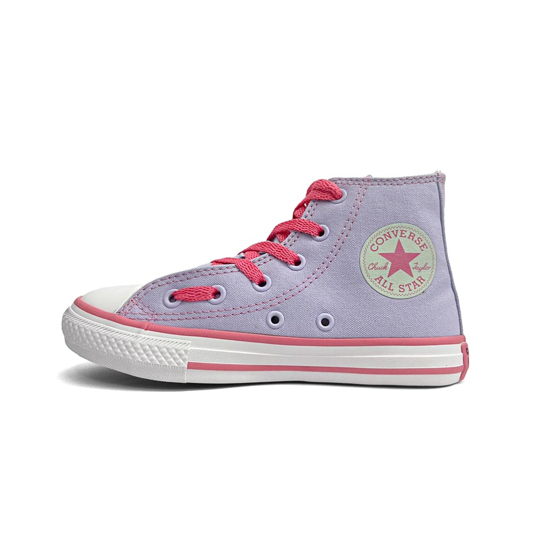 Tênis All Star Infantil Chuck Taylor Side Zip Ck1250 Lilas Tênis All Star Infantil Chuck Taylor Side Zip Ck1250 Lilas
