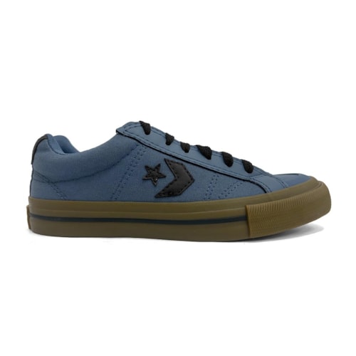 Detalhe - Tênis All Star Masculino Converse Sport Casual Co0639 Azul