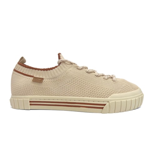 Detalhe - Tênis Anacapri Casual 0005 Cru/Cuoio