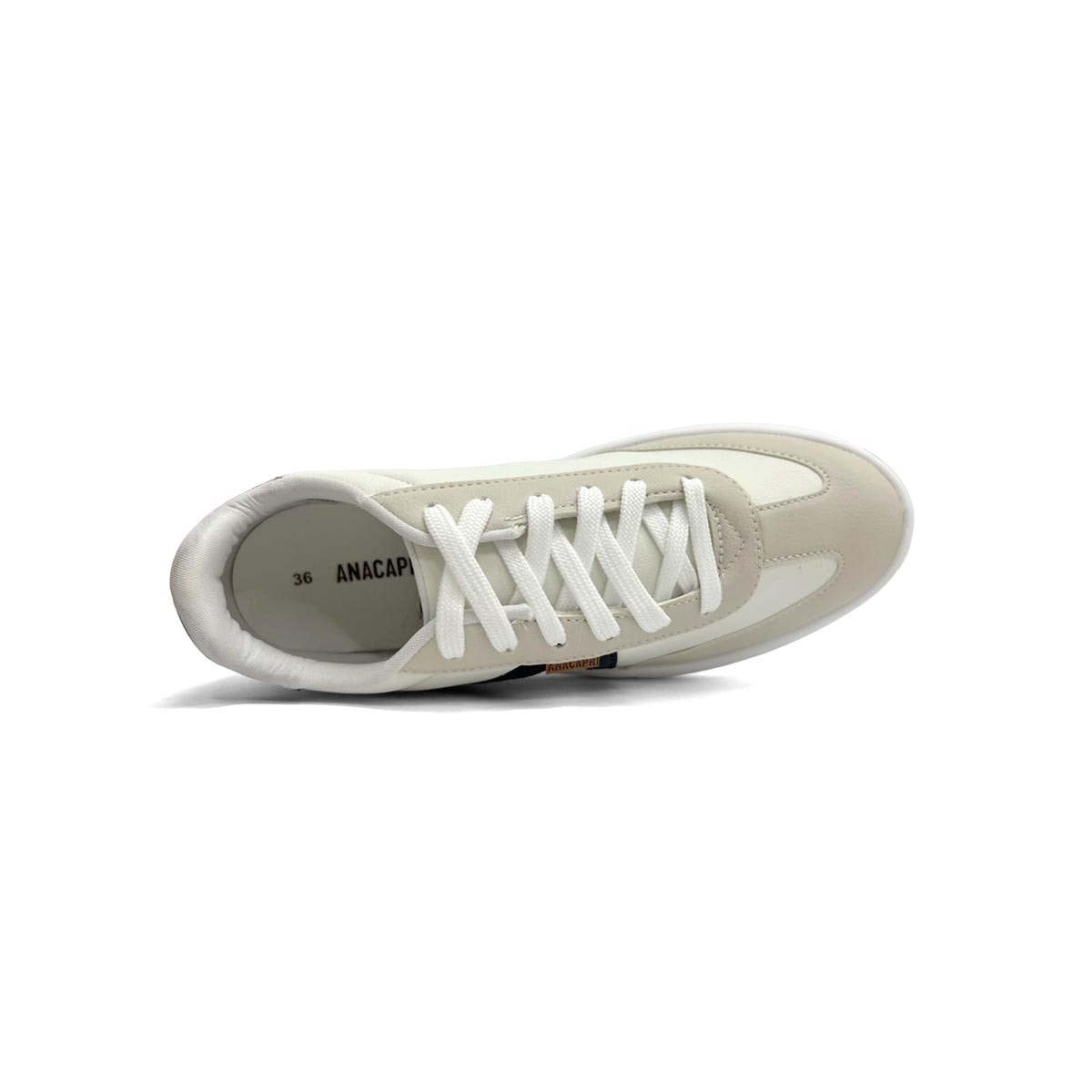 Tênis Anacapri Casual C30523 Branco/Alabaster Tênis Anacapri Casual C30523 Branco/Alabaster