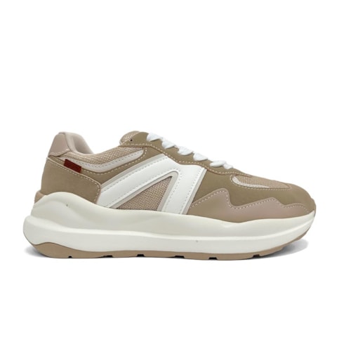 Detalhe - Tênis Anacapri Casual C30675 0001 Multi Bege