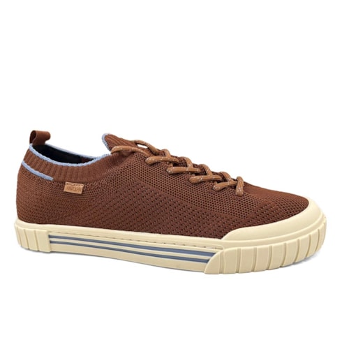 Tênis Anacapri Casual Knit Alê C 30405 0005 Marrom