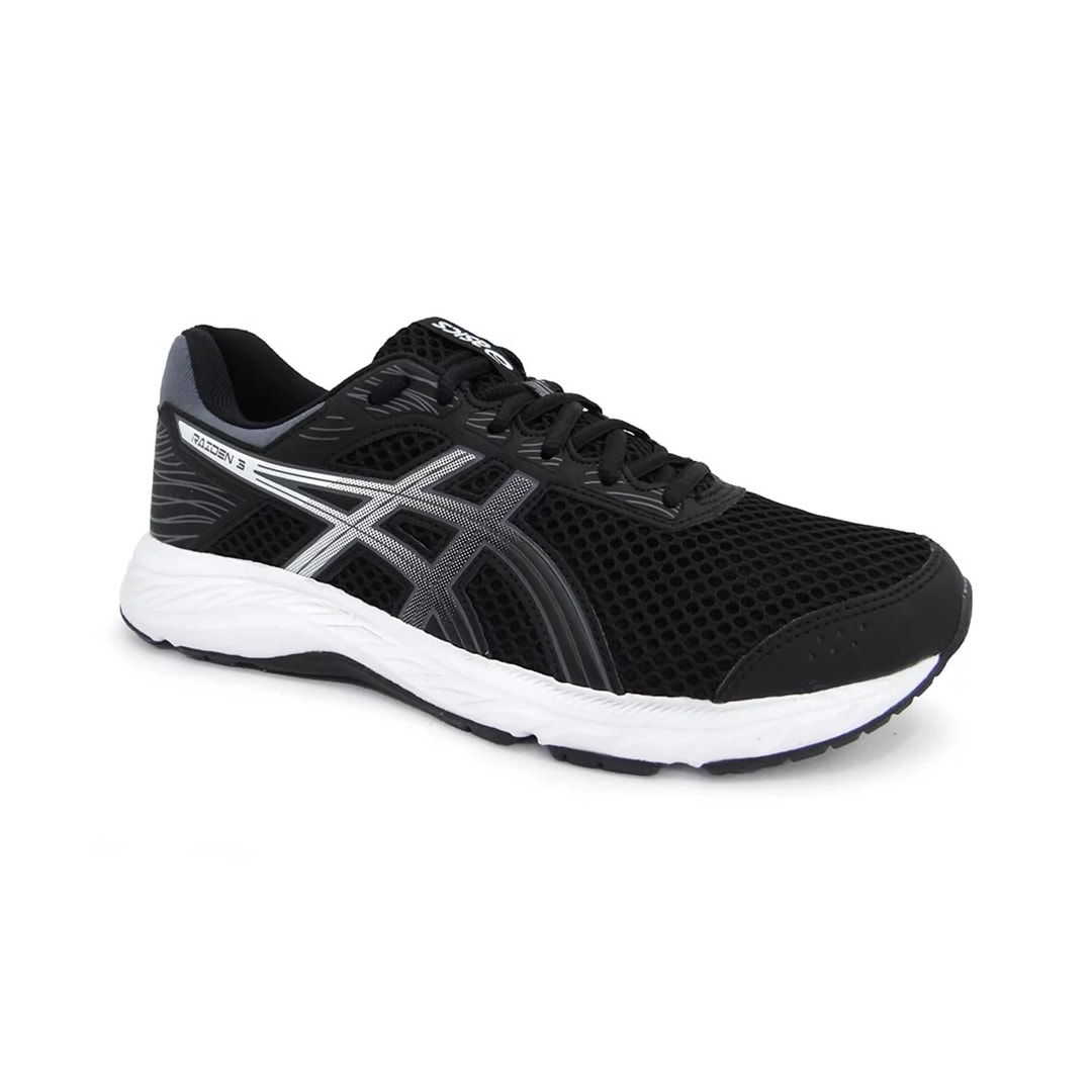 Tênis Asics Esporte Raiden 3 Preto/Cinza