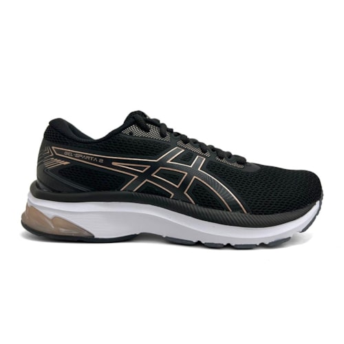 Detalhe - Tênis Asics Feminino Esporte Gel-Sparta 2 Black