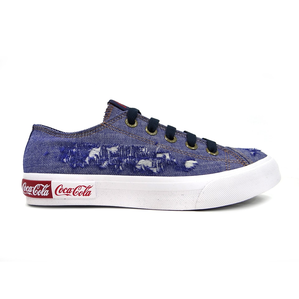tenis coca cola jeans feminino