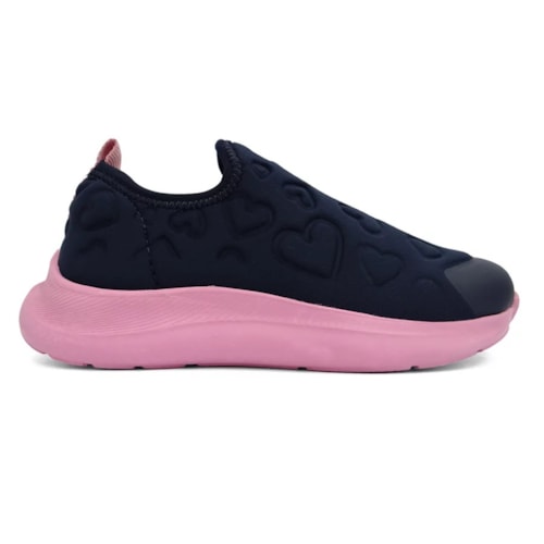 Detalhe - Tênis Bibi Action 1167266 Naval/Rosa Matte